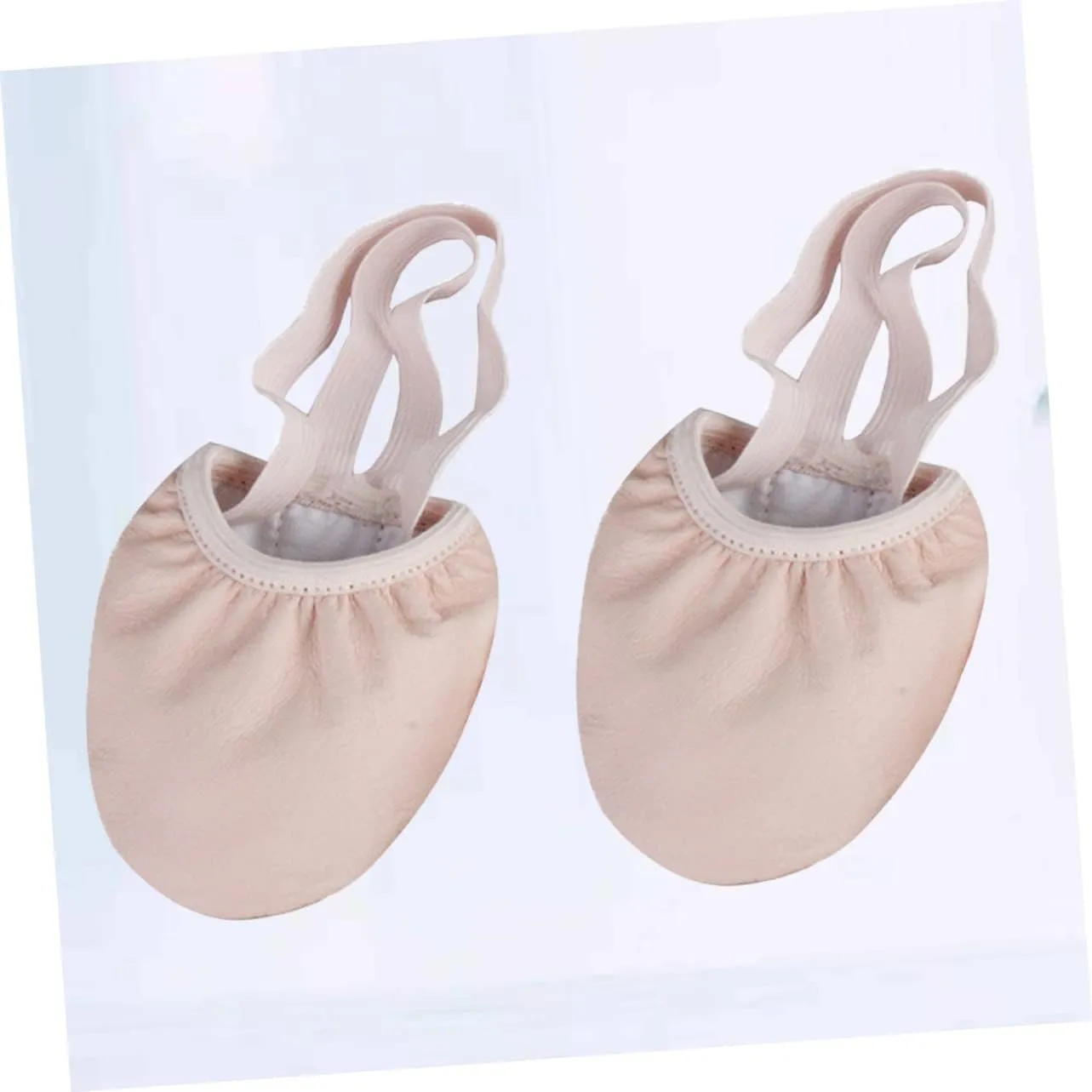 Ballet Shoes Half Soles Dance Shoes Elastic Band for Women Comfortable Non-Slip for Ballet Dance Training Yoga