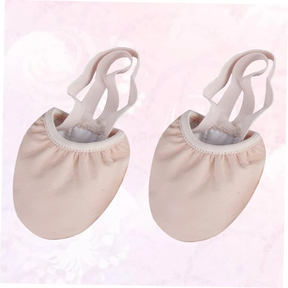 Ballet Shoes Half Soles Dance Shoes Elastic Band for Women Comfortable Non-Slip for Ballet Dance Training Yoga