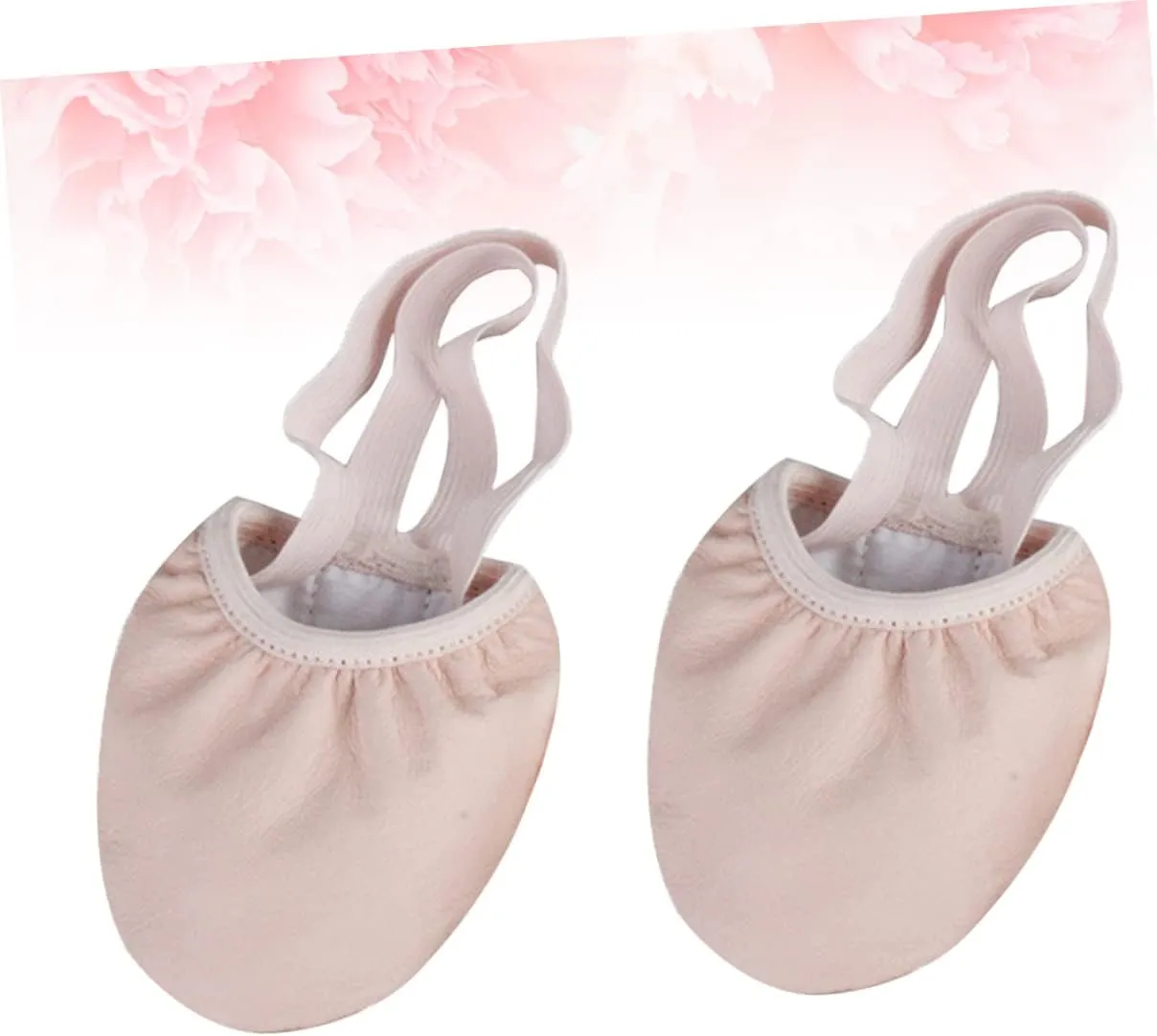 Ballet Shoes Half Soles Dance Shoes Elastic Band for Women Comfortable Non-Slip for Ballet Dance Training Yoga