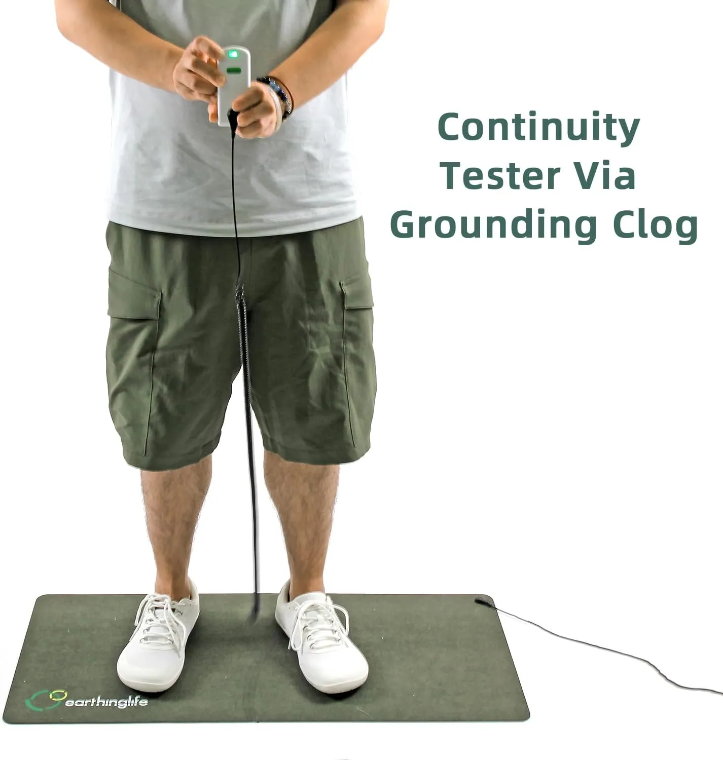 Barefoot Grounding Shoes Lace Up Wide Toe Box Conductive Flexible Outsole Zero Drop Connect to Earth More Energy Reduce Stress Enhancing Movement Better Sleep Pain Relief
