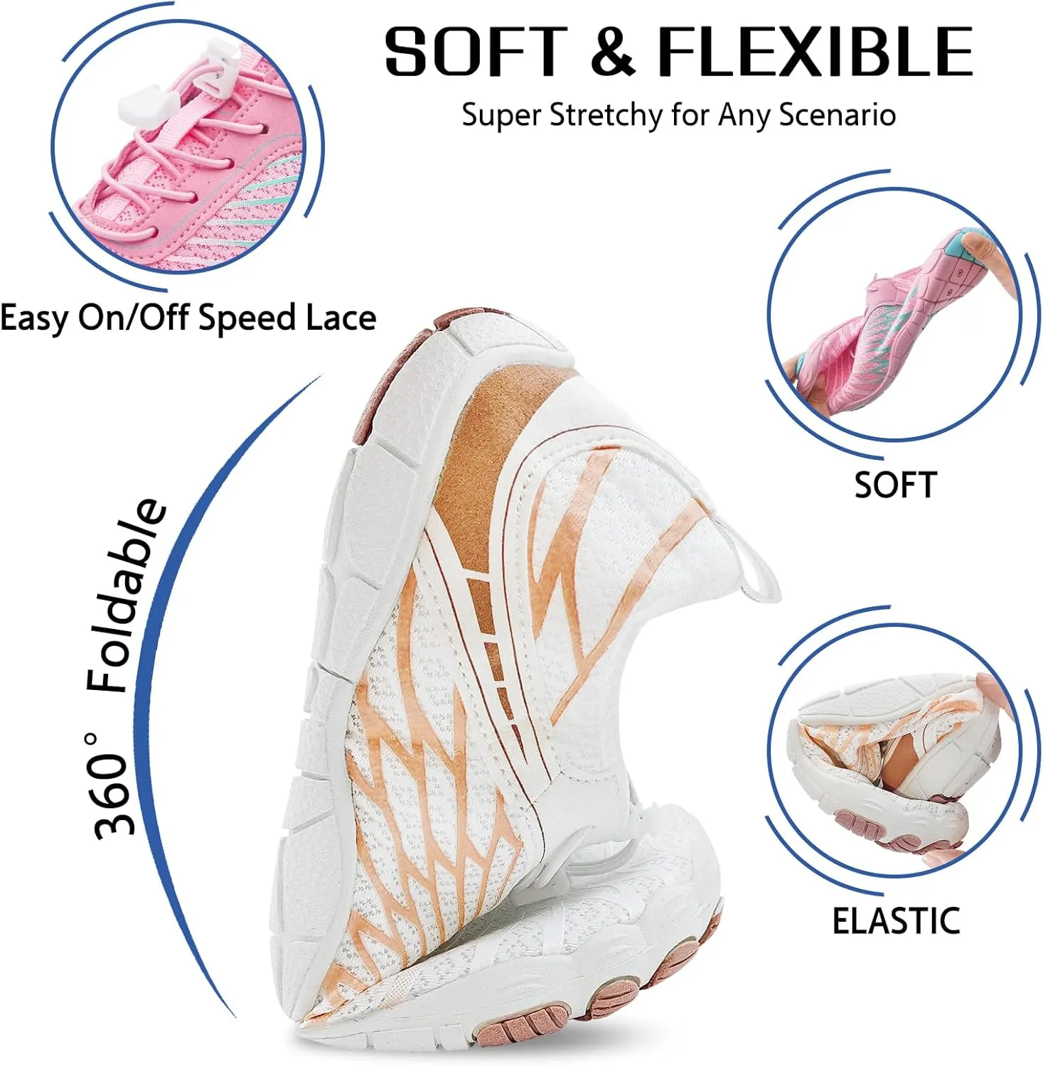 Barefoot Shoes Women Men Hike Comfortable Grounded Lightweight Footwear Non-Slip Sole Wide Toe Box