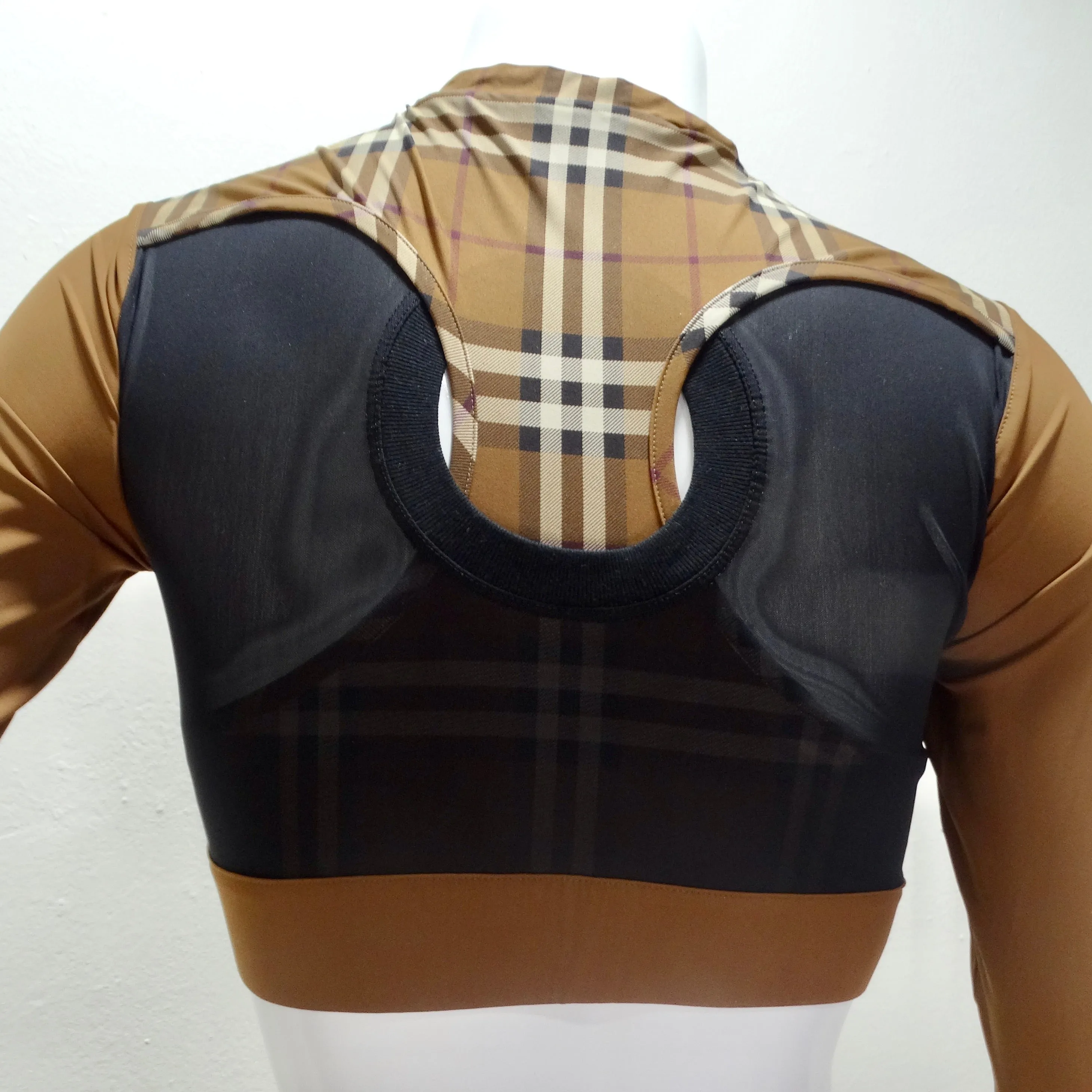 Burberry Everley Check Sporty Top
