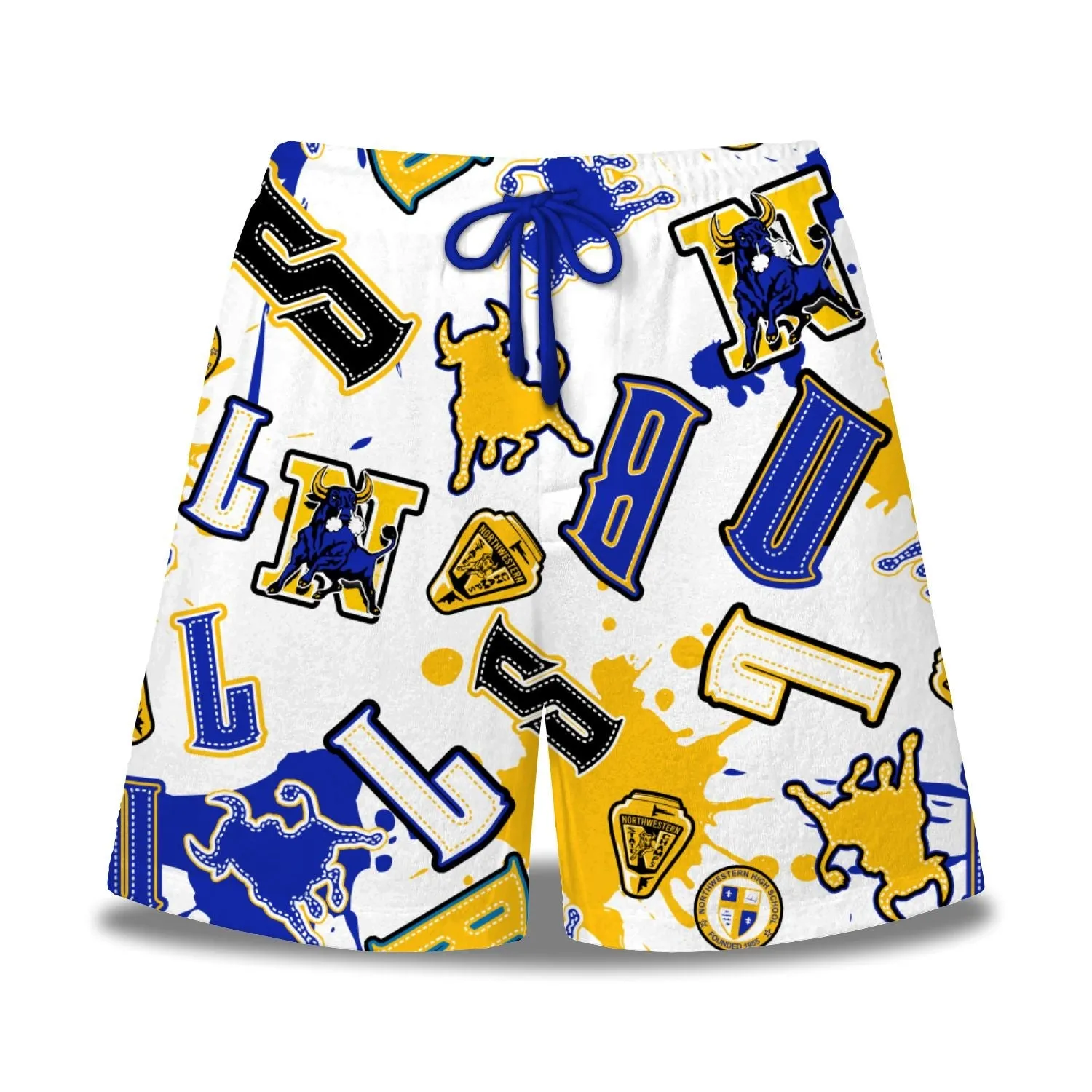 District Of Dade Miami Northwestern Bulls 4 Life Tee  Navy outfit combo