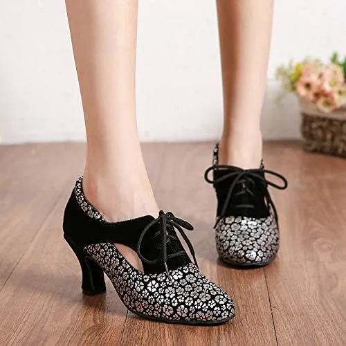 DKZSYIM Women's Dance Sneaker/Modern Jazz Ballroom Performance Dance-Sneakers Sport Shoes,Model YCL318