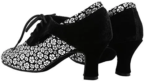 DKZSYIM Women's Dance Sneaker/Modern Jazz Ballroom Performance Dance-Sneakers Sport Shoes,Model YCL318