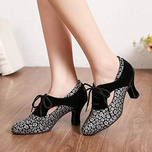 DKZSYIM Women's Dance Sneaker/Modern Jazz Ballroom Performance Dance-Sneakers Sport Shoes,Model YCL318