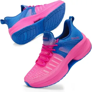 Dresofu Women's Casual Breathable Walking Non-Slip Shoes Platform Lightweight Jogging Tennis Sneakers