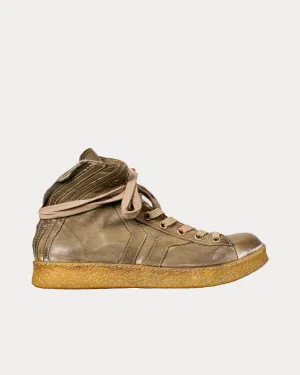 Grit Olive Mid Top Sneakers