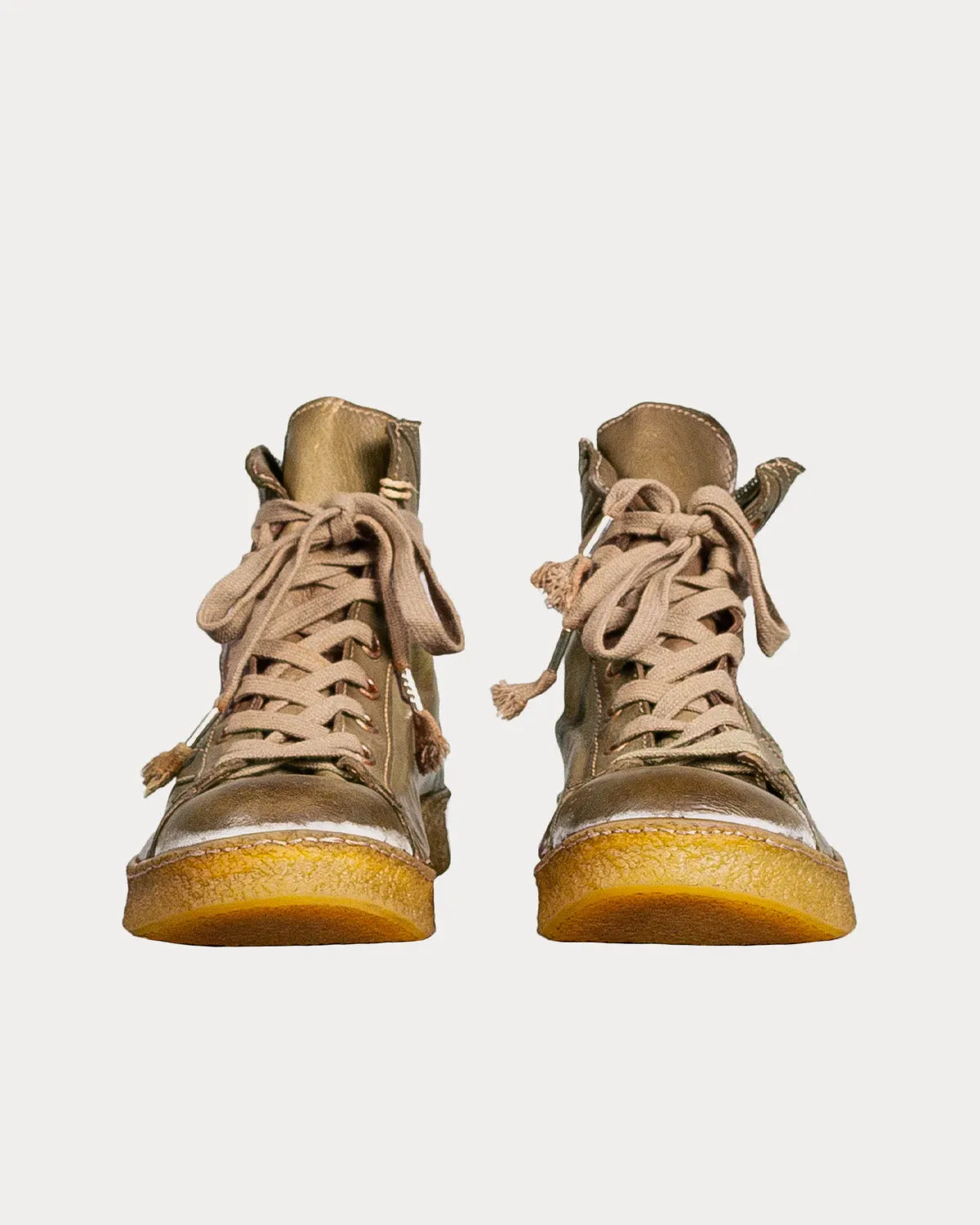 Grit Olive Mid Top Sneakers