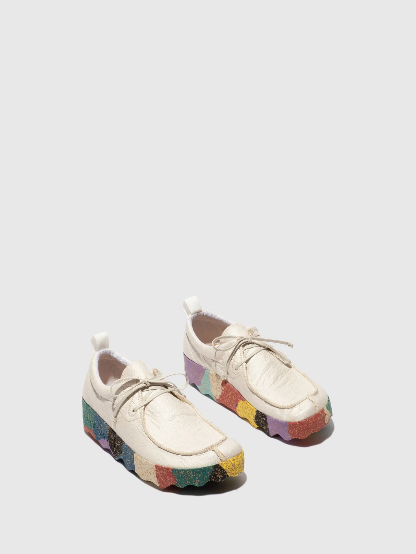 Lace-up Trainers CHAT Natural Pinatex