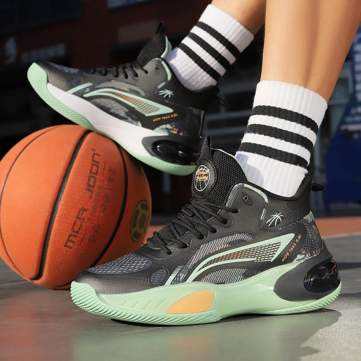 Mens Basketball Shoes Fashion Sneakers Athletic Comfortable Lightweight Non Slip Outdoor Sport Shoe