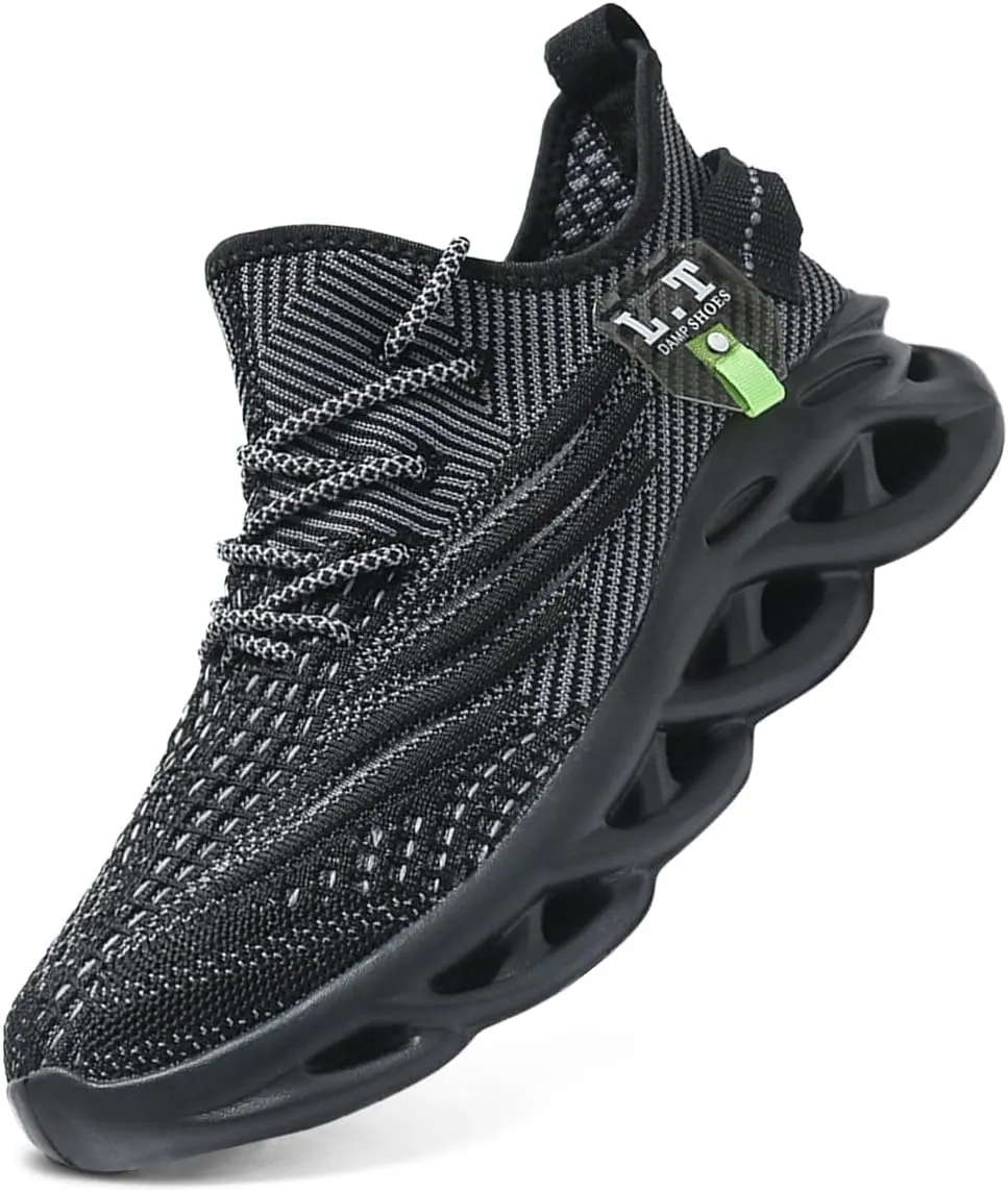 Mens Running Shoes, Fashion Thin Light Breathable Mesh Walking Tennis Shoes, Comfortable Cushioning Sneakers, Non Slip Gym Workout Jogging Cross Training Athletic