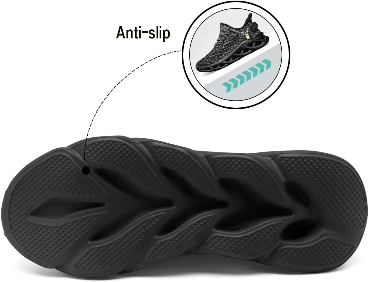 Mens Running Shoes, Fashion Thin Light Breathable Mesh Walking Tennis Shoes, Comfortable Cushioning Sneakers, Non Slip Gym Workout Jogging Cross Training Athletic