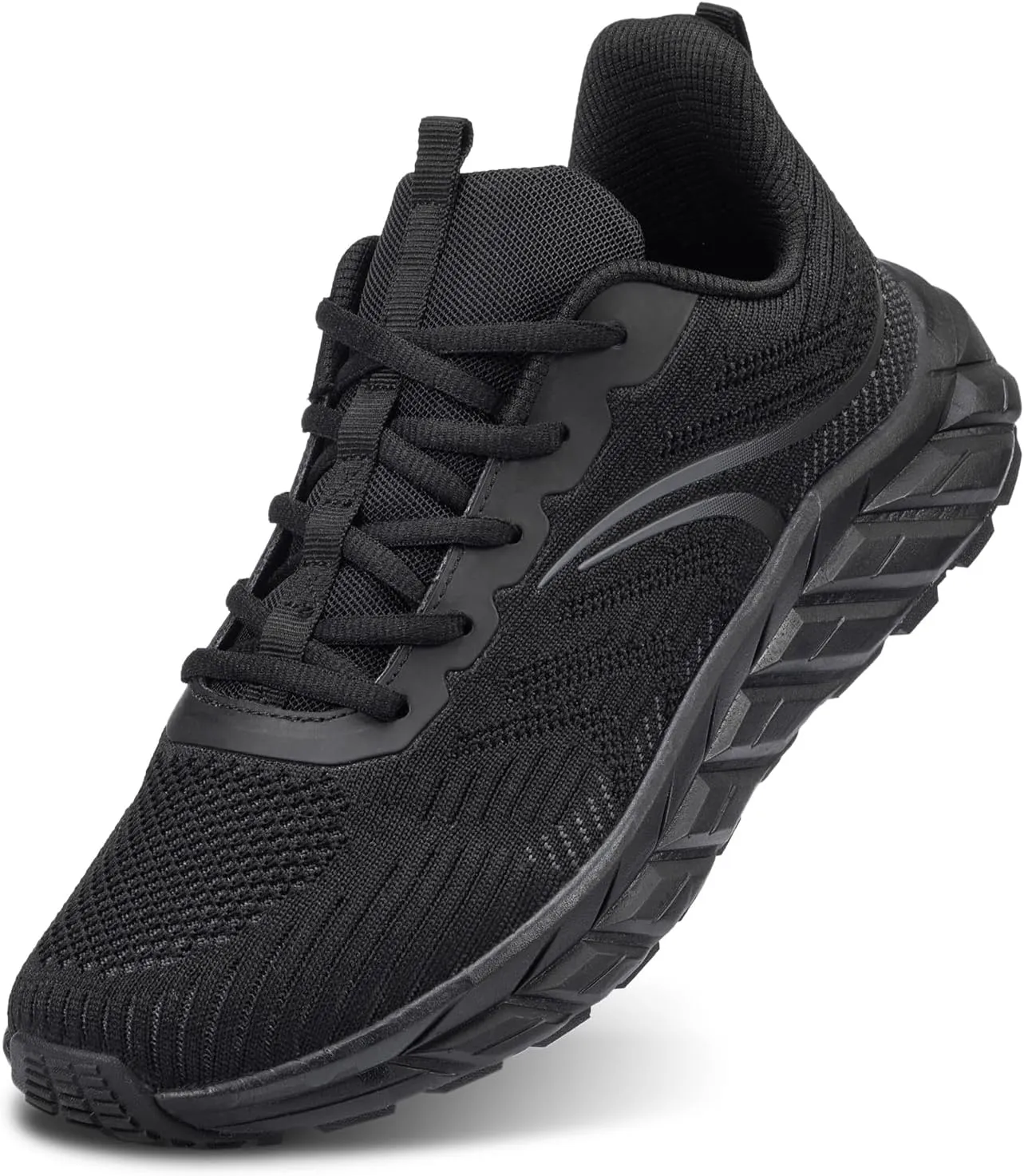 Men's Wide Walking Shoes Breathable Mesh Athletic Sneakers Wide Toe Box Shoes with Arch Support for Plantar Fasciitis