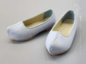 Modern Baby Boy Hanbok Shoes in Skyblue