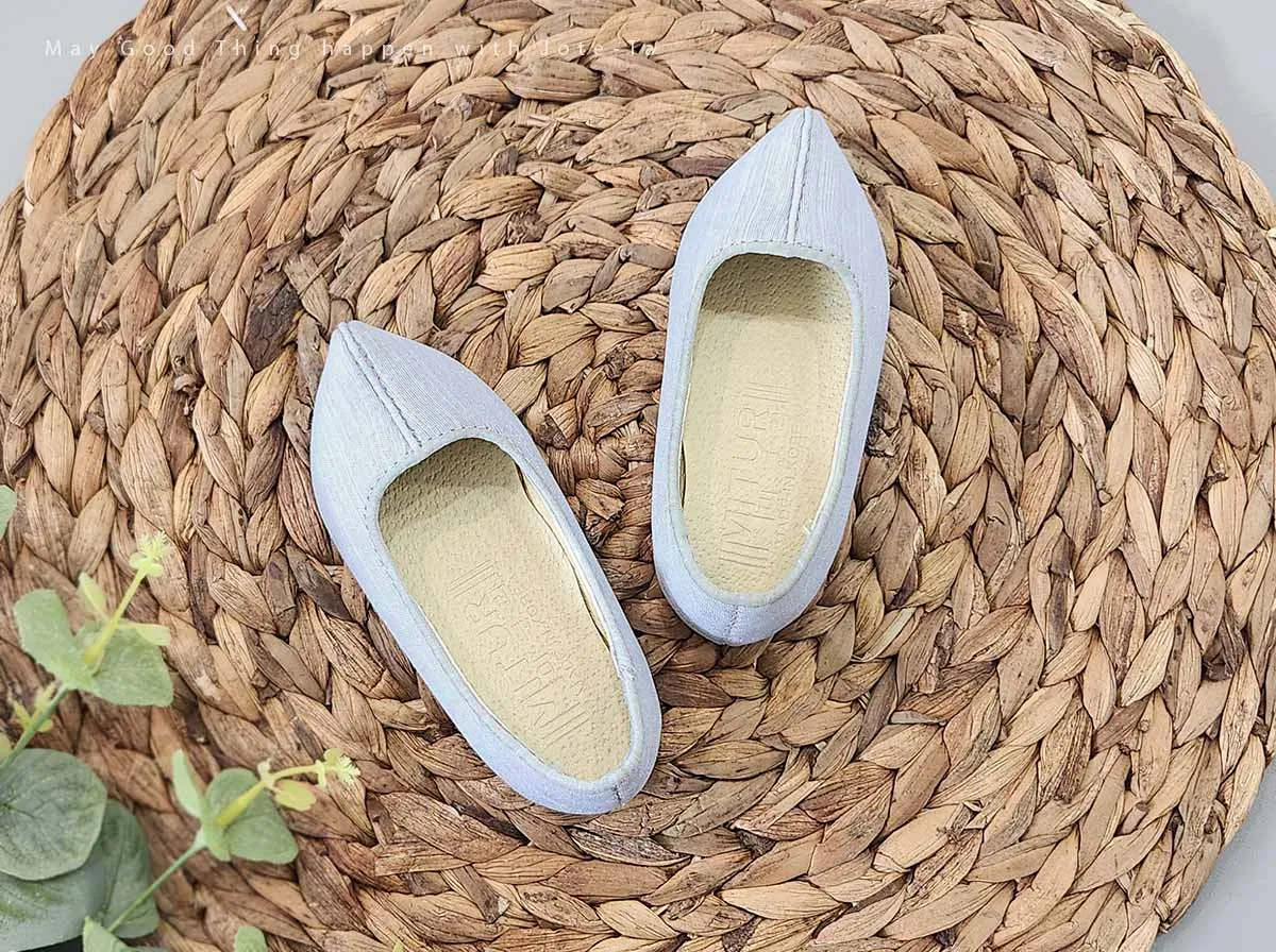Modern Baby Boy Hanbok Shoes in Skyblue