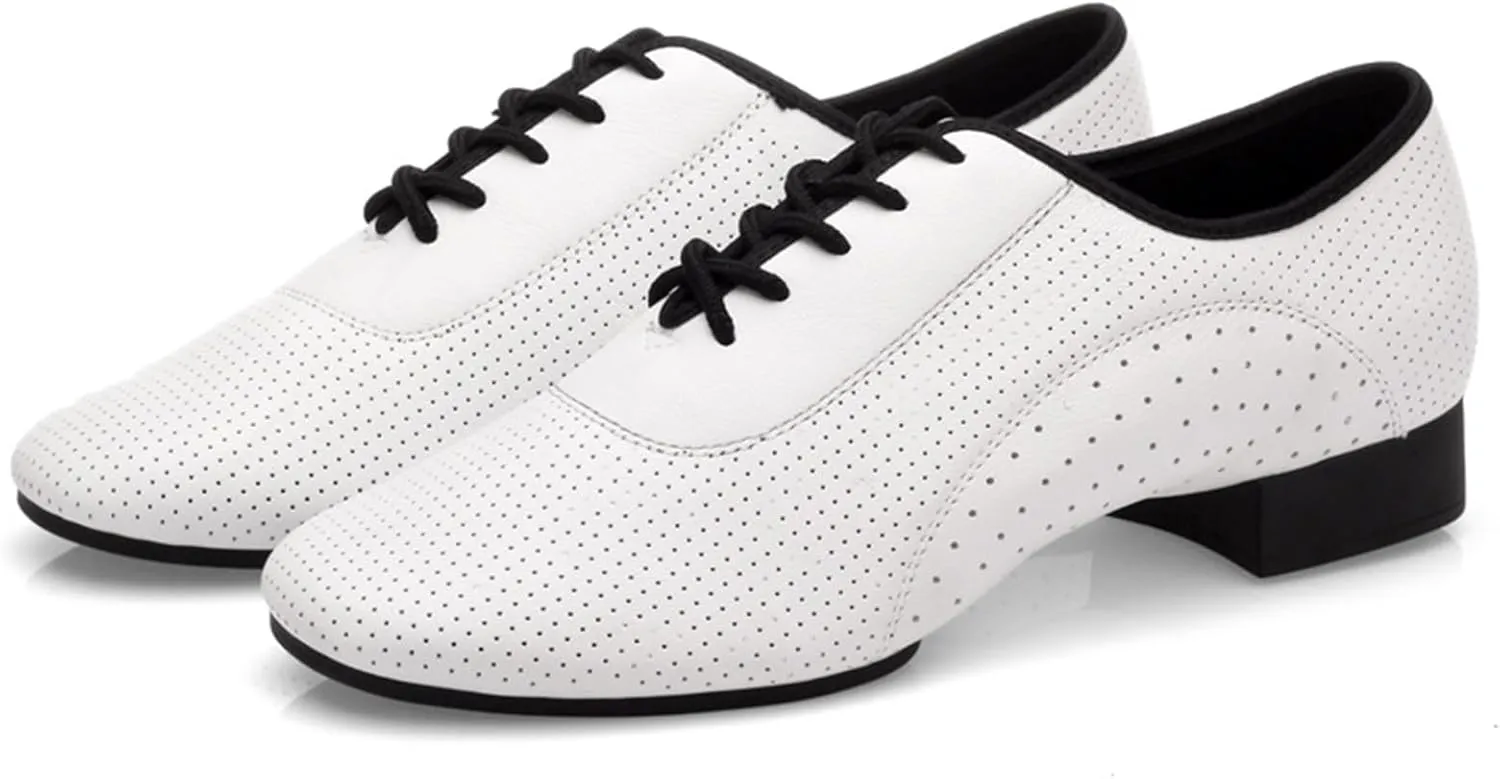ONAIC Men's Modern Dancing Shoes, Non-Slip Indoor Ballroom Dance Shoes Waltz Dancing Practice Shoe