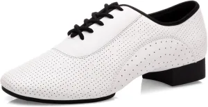 ONAIC Men's Modern Dancing Shoes, Non-Slip Indoor Ballroom Dance Shoes Waltz Dancing Practice Shoe