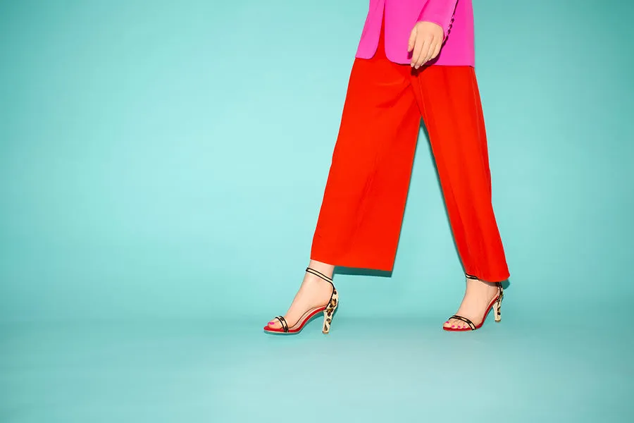 Out Out Sandal - Leopard Print