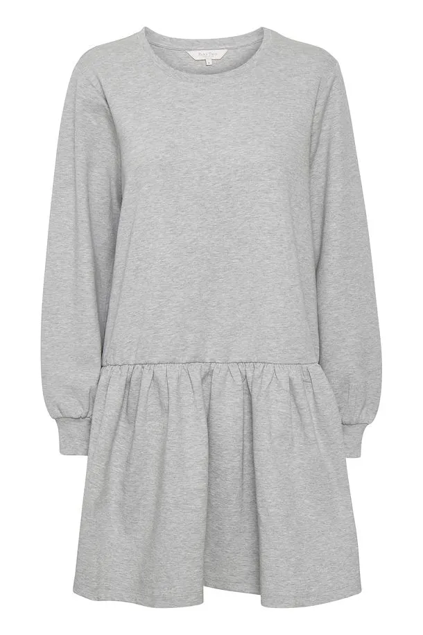 Part Two Elvia jersey sweat shirt dress in Grey Melange