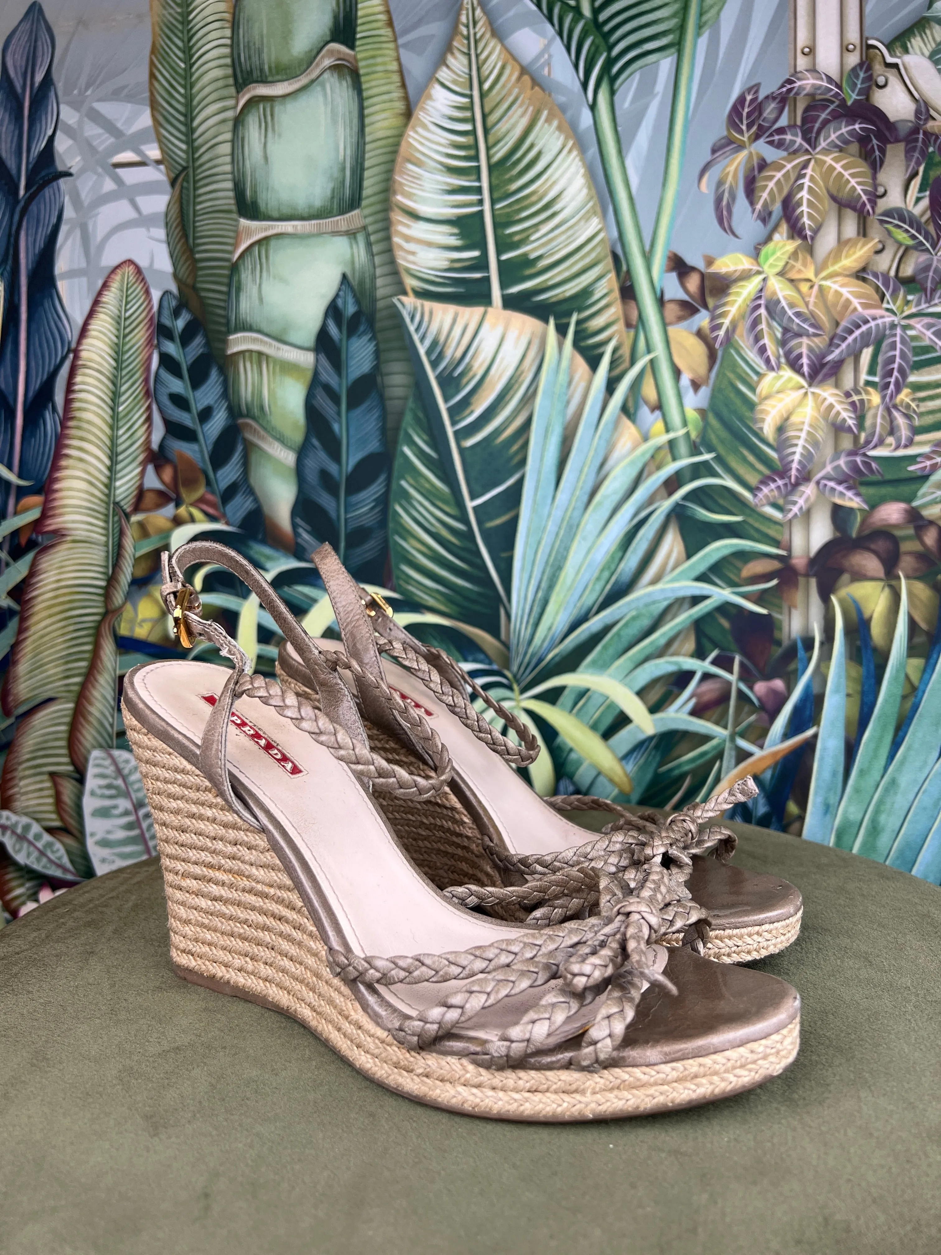 Prada wedge rope