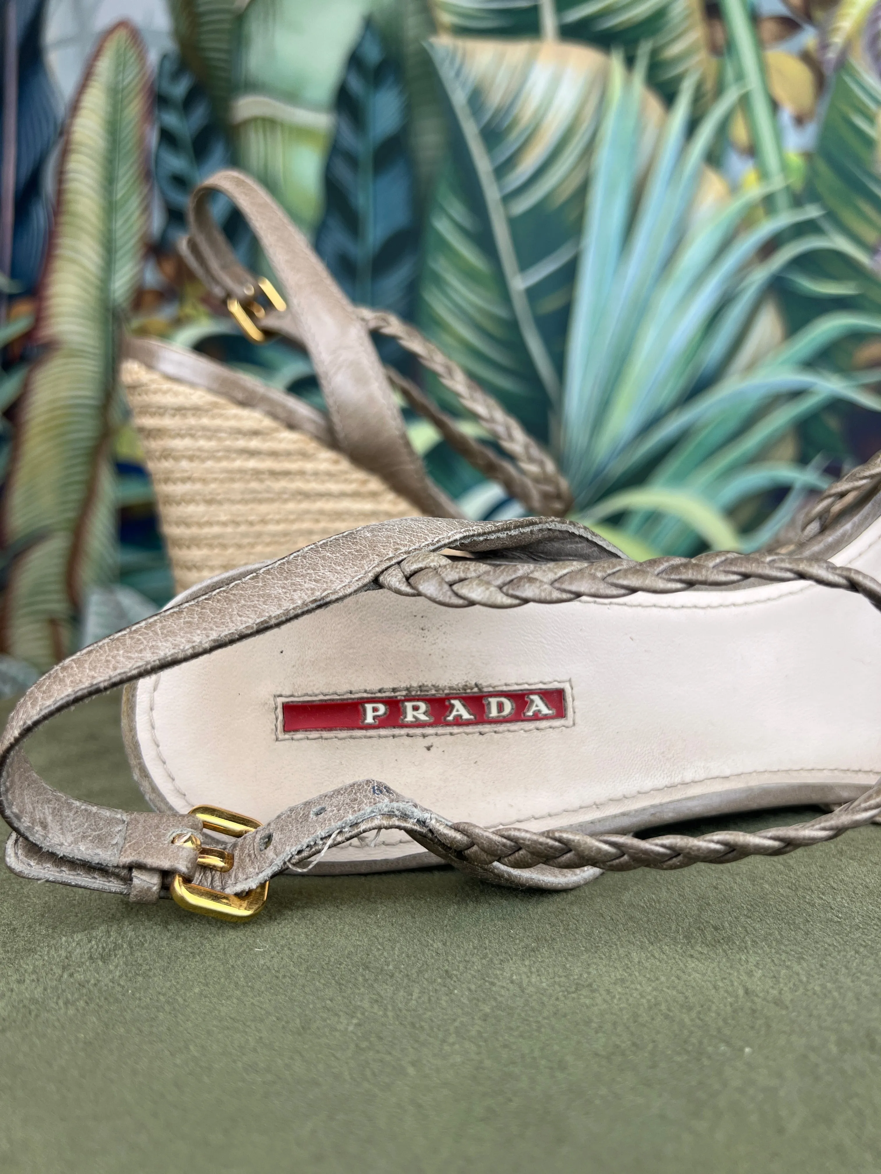 Prada wedge rope