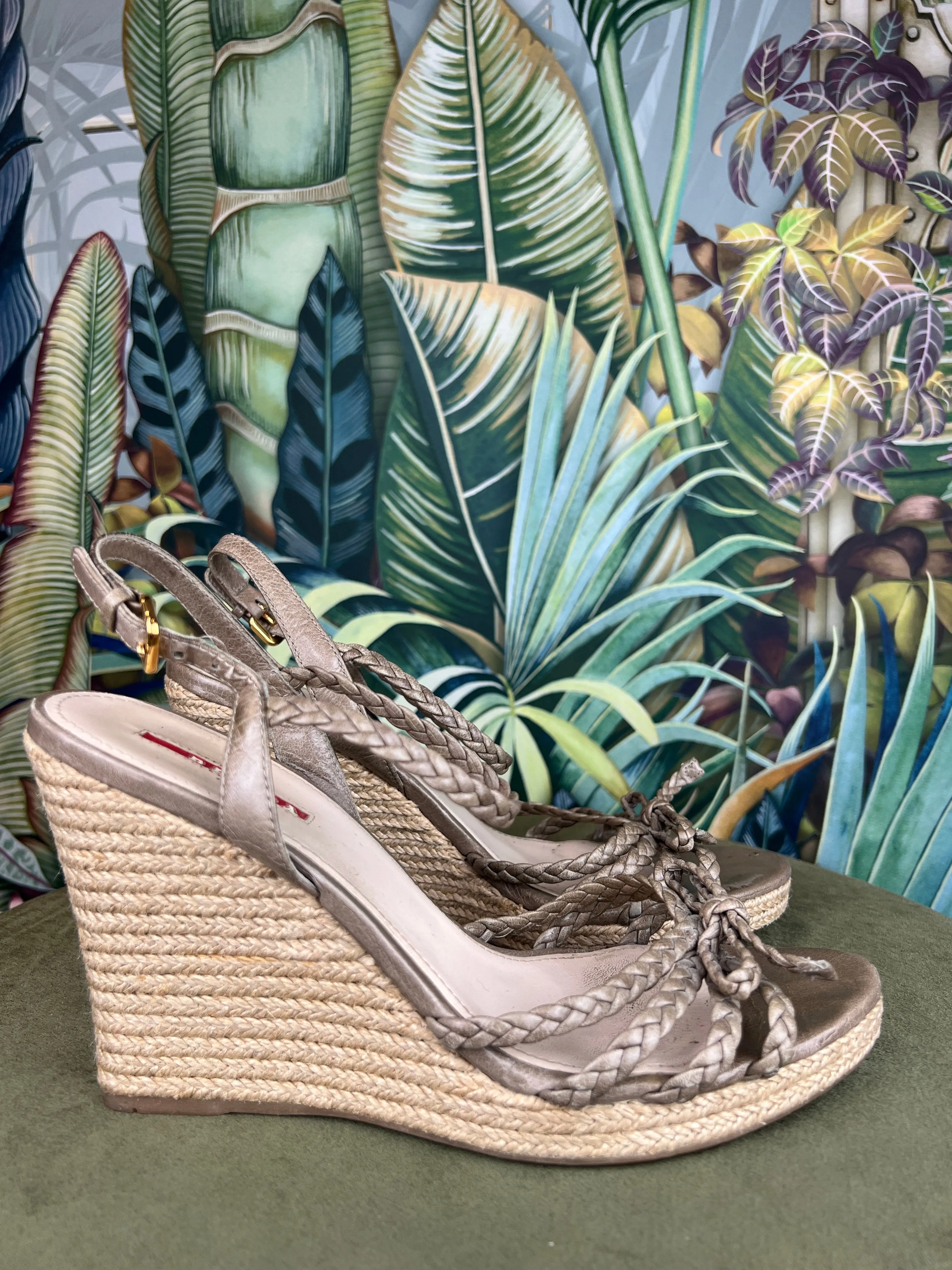 Prada wedge rope
