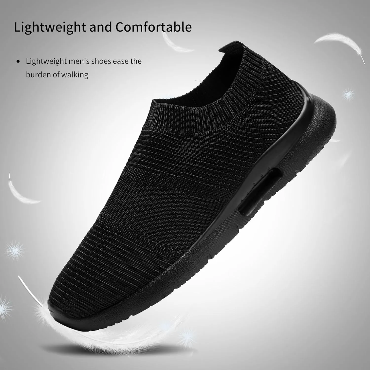 Running Shoes for Men Tennis Slip On Sneakers Breathable Fashion Mesh