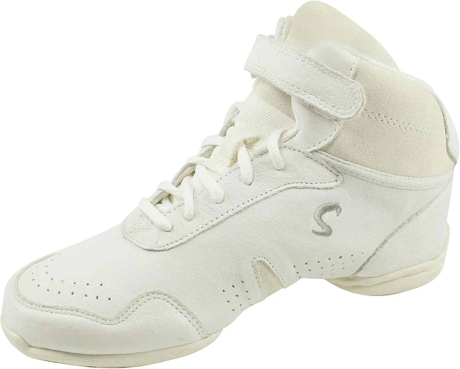 Skazz by Sansha Women's Dance Studio Exercise Sneakers Leather Split-Sole Boomelight