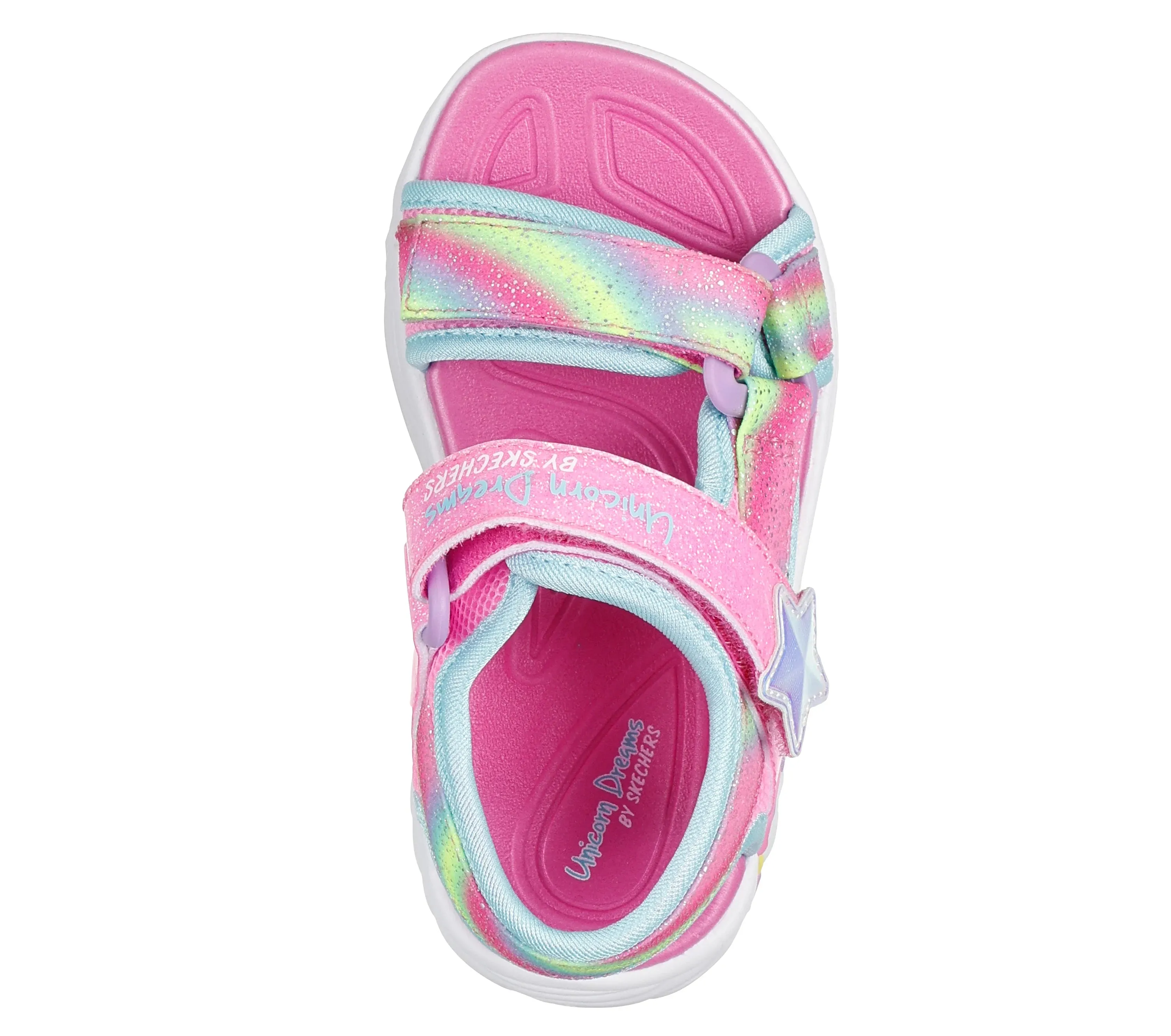 Skechers Light Pink Unicorn Dreams Toddler Sandal