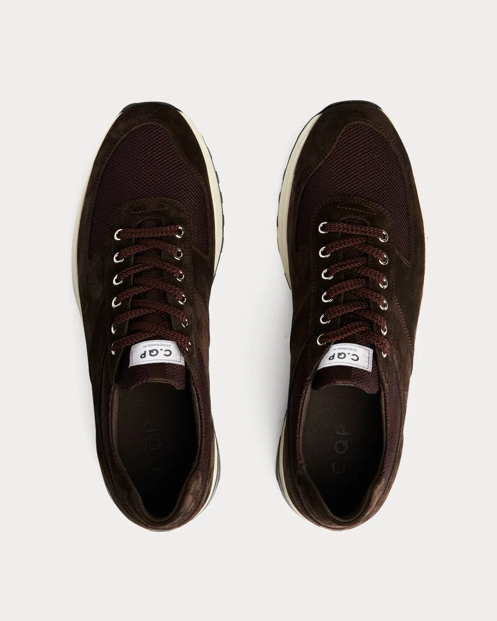 Stride Dark Brown Low Top Sneakers