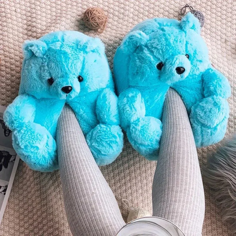 Teddy Bear Slippers