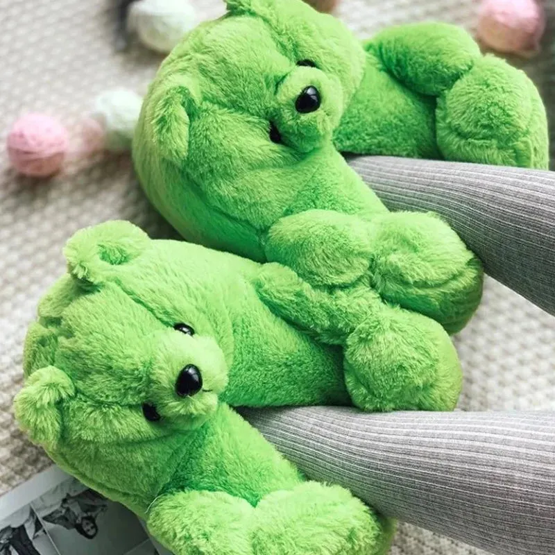 Teddy Bear Slippers