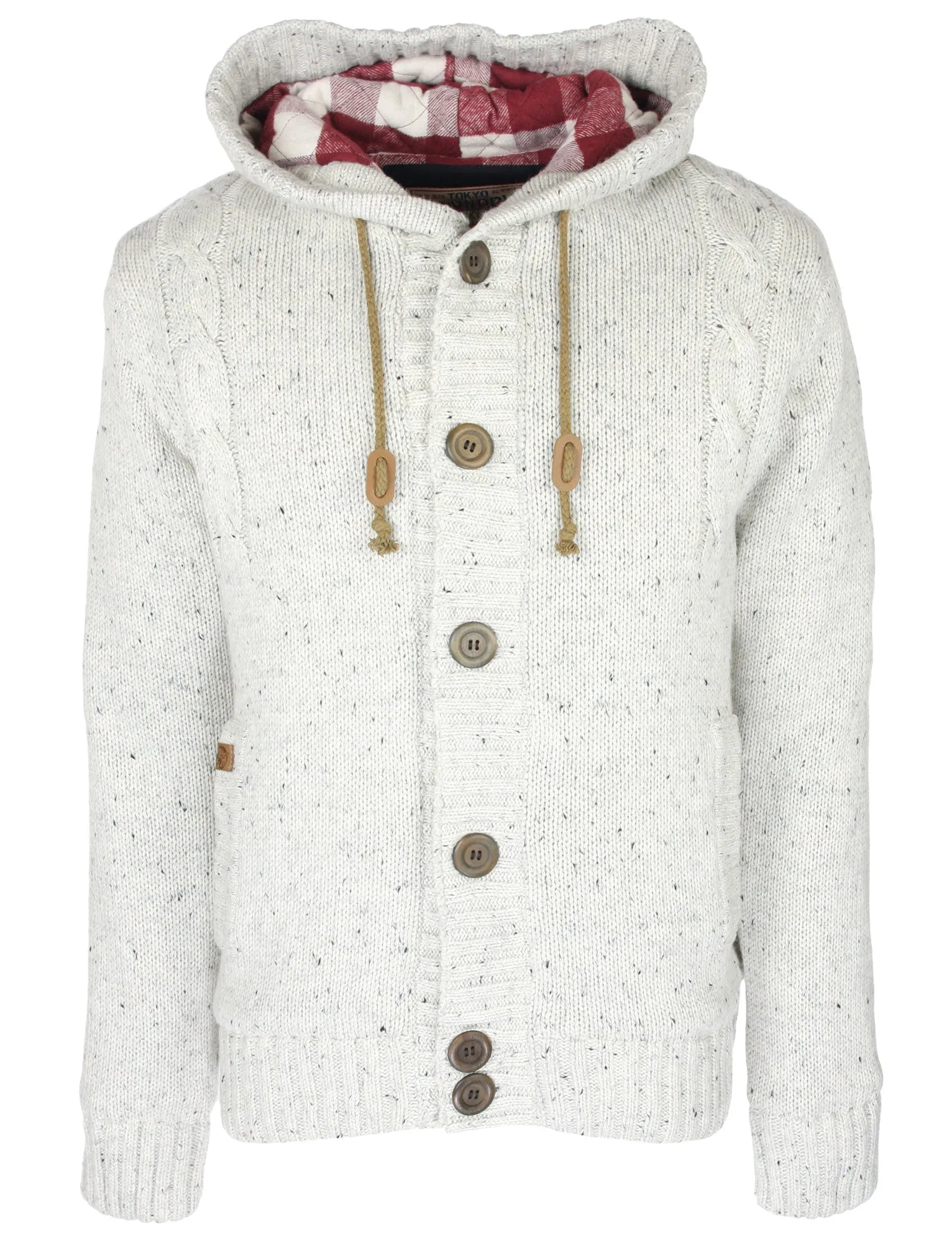 Tokyo Laundry Moth Hooded Knit Jacket