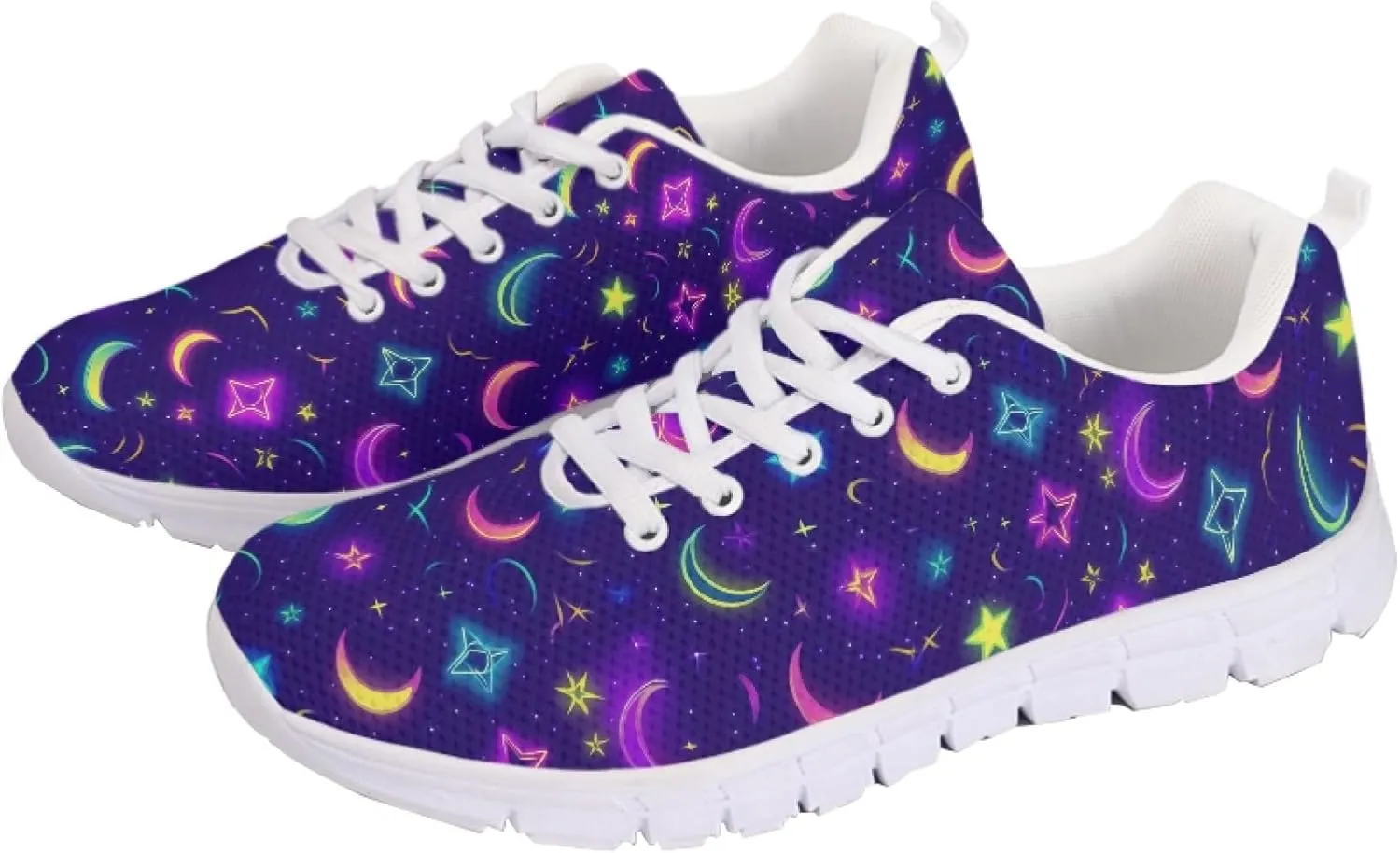 Trainer Sports Running Shoes for Women Causal Travel Sneakers Outdoor Walking Low Heel Lace up Shoe Breathable Flexible for Lady Teen Girls