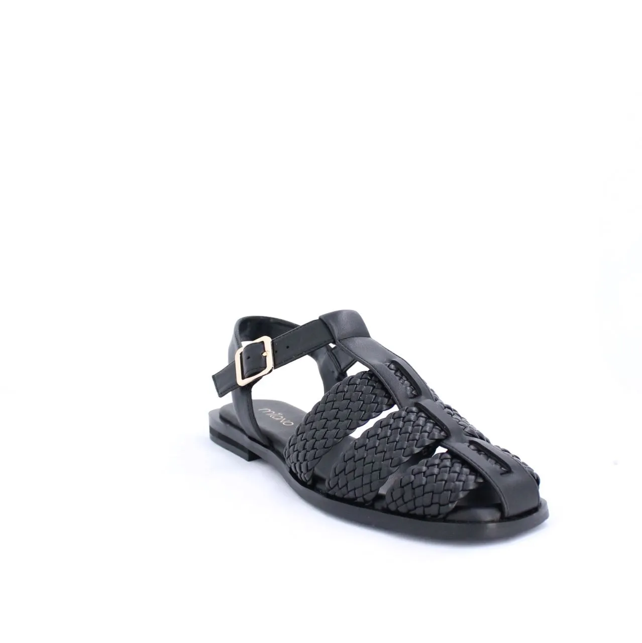 VIVIANNE-ANKLE STRAP-HEELS-BLACK